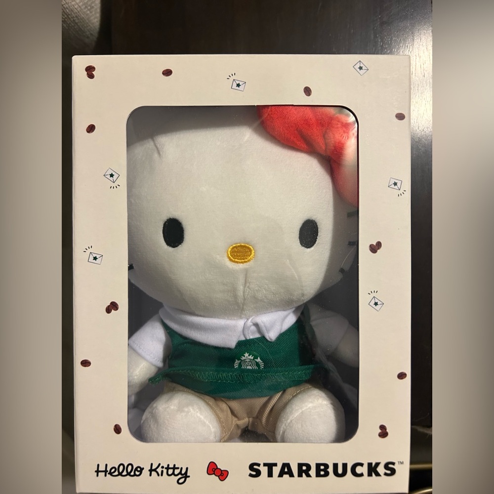 Hello Kitty Starbucks Plush Toy